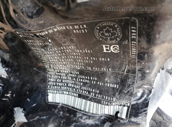 3VV4B7AX1MM126405 2021 VOLKSWAGEN TIGUAN Black Շարժիչի բաժամունքի տեսք