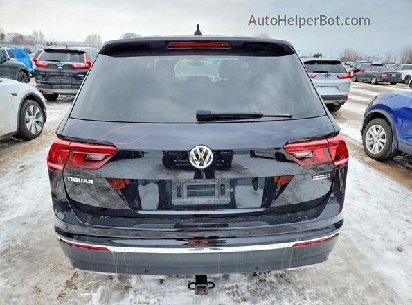 3VV4B7AX3KM138195 2019 VOLKSWAGEN TIGUAN Черный Вид сзади