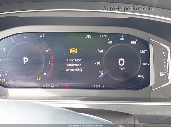 3VV4B7AX8KM109520 2019 VOLKSWAGEN TIGUAN White 