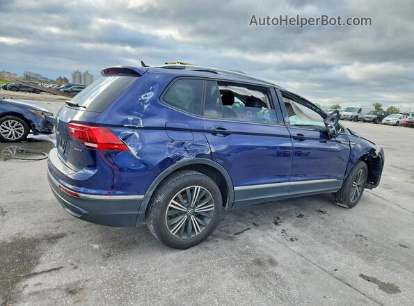 3VV5B7AX2RM209109 2024 VOLKSWAGEN TIGUAN Синий Задняя правая четверть