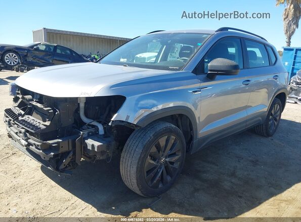 3VVCX7B21PM378482 2023 VOLKSWAGEN TAOS Серебряный Передняя левая четверть