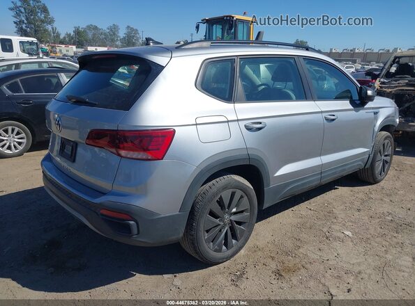 3VVCX7B21PM378482 2023 VOLKSWAGEN TAOS Серебряный Задняя правая четверть