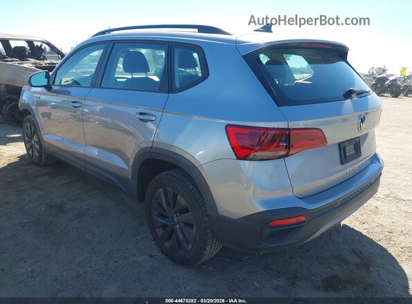 3VVCX7B21PM378482 2023 VOLKSWAGEN TAOS Серебряный Задняя левая четверть