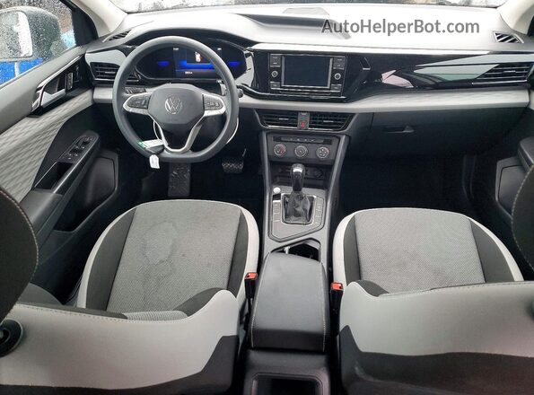 3VVCX7B24NM055007 2022 VOLKSWAGEN TAOS White Вид панелі приладів