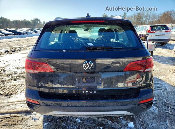 3VVDX7B22PM353773 2023 VOLKSWAGEN TAOS Black Հետևի տեսք