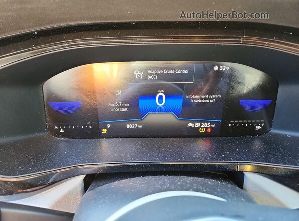 3VVDX7B22PM353773 2023 VOLKSWAGEN TAOS Black Սարքավորումների վահանակի տեսք