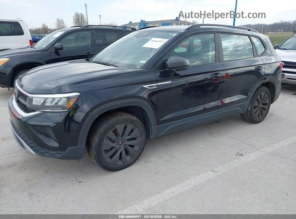 3VVDX7B29PM315277 2023 VOLKSWAGEN TAOS Black წინა მარცხენა ხედი სამი მეოთხედიდან