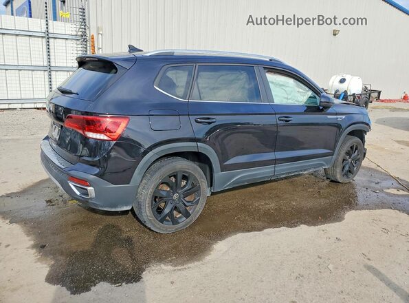 3VVEX7B21PM348410 2023 VOLKSWAGEN TAOS Black უკანა მარჯვენა