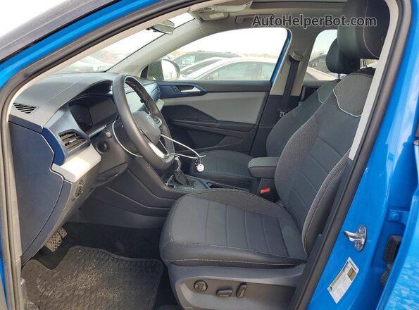 3VVEX7B26PM363078 2023 VOLKSWAGEN TAOS Blue Вид салону спереду