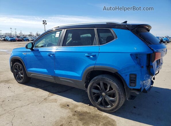 3VVEX7B26PM363078 2023 VOLKSWAGEN TAOS Blue Задня ліва чверть