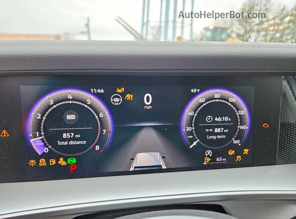 3VVFR7RM3SM044686 2025 VOLKSWAGEN TIGUAN Silver Սարքավորումների վահանակի տեսք