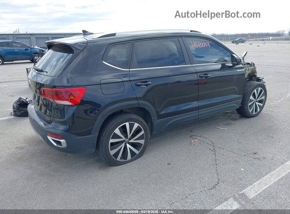 3VVLX7B20NM055358 2022 VOLKSWAGEN TAOS Черный Задняя правая четверть