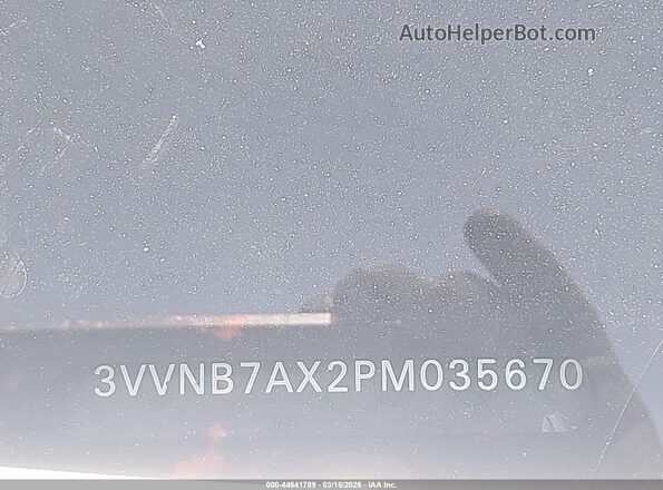 3VVNB7AX2PM035670 2023 VOLKSWAGEN TIGUAN White 