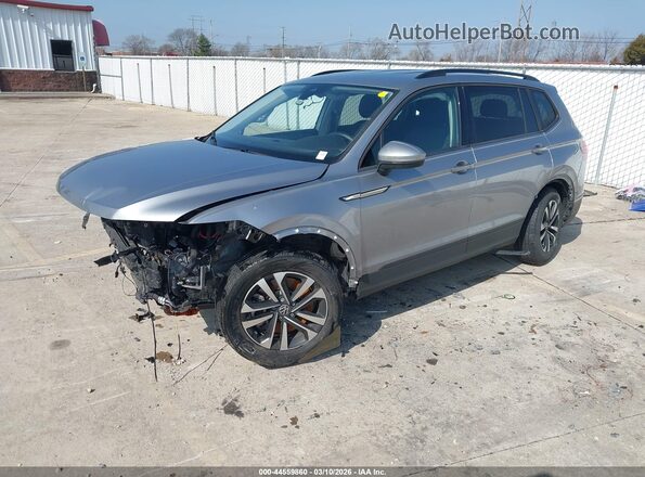 3VVRB7AX7RM048208 2024 VOLKSWAGEN TIGUAN Silver წინა მარცხენა ხედი სამი მეოთხედიდან