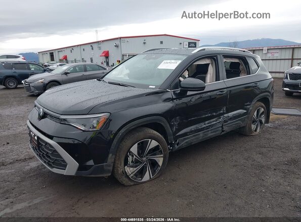 3VVVC7B25SM058501 2025 VOLKSWAGEN TAOS Black Передня ліва чверть