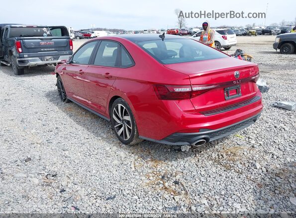 3VW1T7BU7SM085663 2025 VOLKSWAGEN JETTA Red Trasero izquierdo