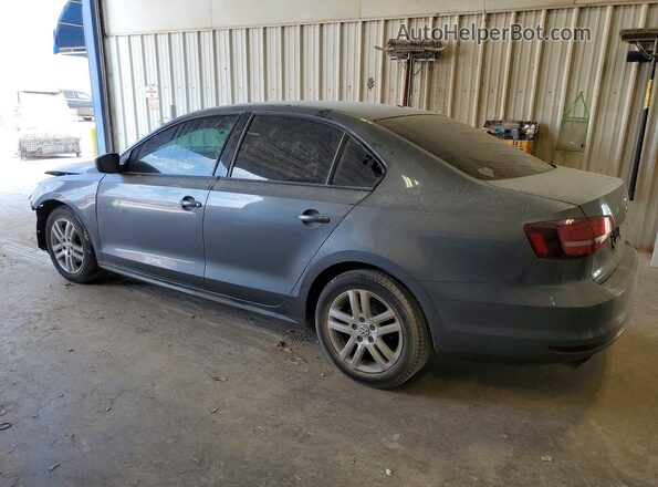 3VW2B7AJ3JM223955 2018 VOLKSWAGEN JETTA Gray Trasero izquierdo