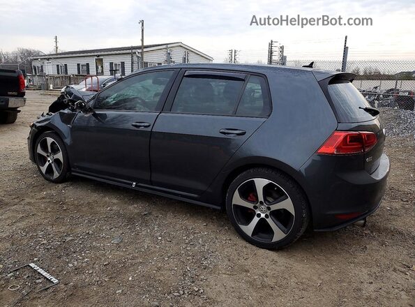 3VW4T7AU9HM032308 2017 VOLKSWAGEN GTI Gray Trasero izquierdo