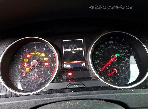 3VW4T7AU9HM032308 2017 VOLKSWAGEN GTI Gray Vista del cuadro de instrumentos