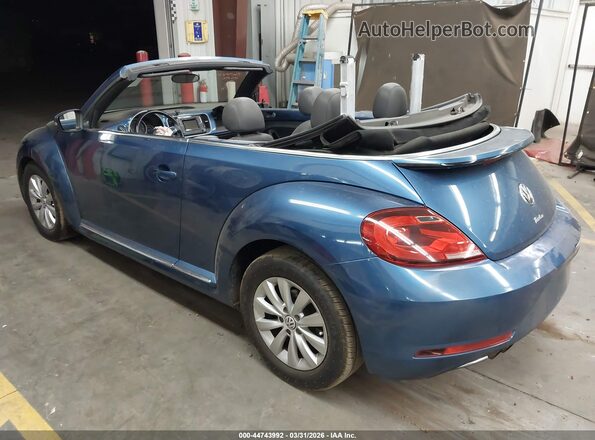 3VW5DAAT2JM505171 2018 VOLKSWAGEN BEETLE Blue Հետևի ձախ