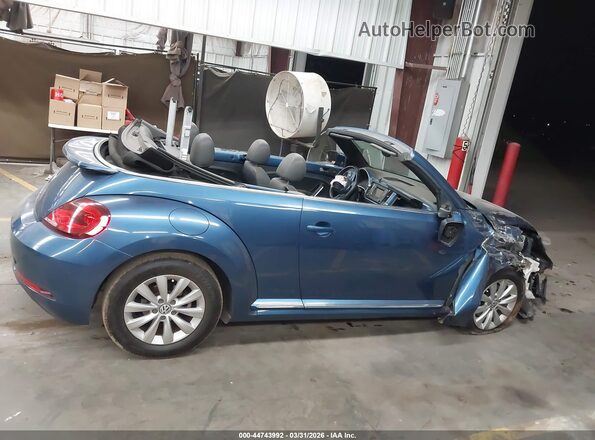 3VW5DAAT2JM505171 2018 VOLKSWAGEN BEETLE Blue Սալոնի հետևի տեսք