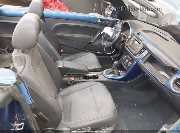3VW5DAAT2JM505171 2018 VOLKSWAGEN BEETLE Blue Սալոնի դիմացի տեսք