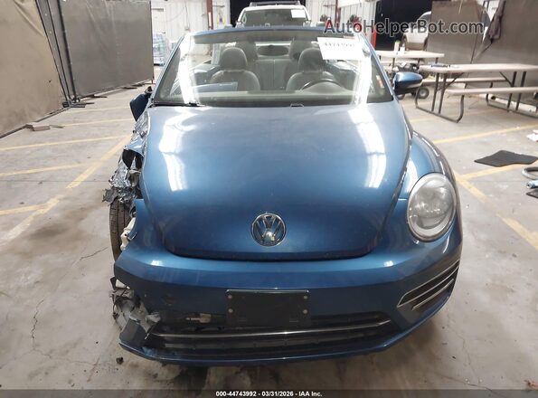 3VW5DAAT2JM505171 2018 VOLKSWAGEN BEETLE Blue Սարքավորումների վահանակի տեսք