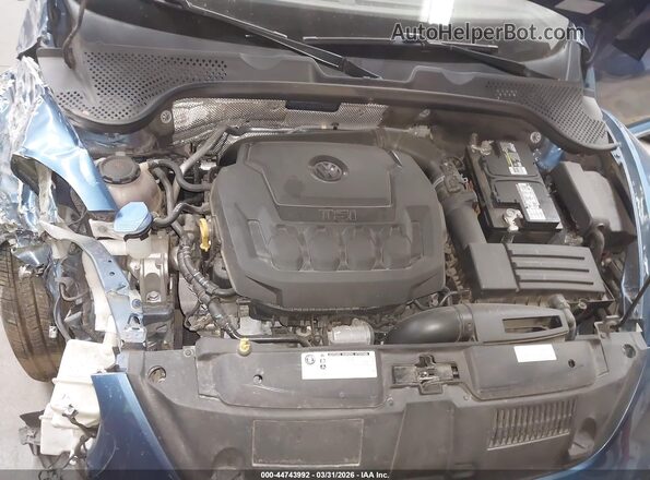 3VW5DAAT2JM505171 2018 VOLKSWAGEN BEETLE Blue Հետևի տեսք
