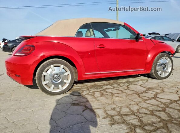 3VW5DAAT3KM509005 2019 VOLKSWAGEN BEETLE Red 