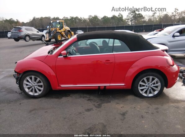 3VW5DAAT8JM504848 2018 VOLKSWAGEN BEETLE Red Սալոնի 360 աստիճան տեսք