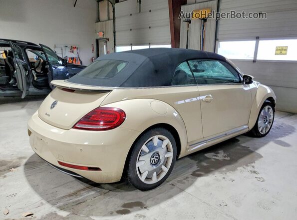 3VW5DAAT9KM512586 2019 VOLKSWAGEN BEETLE Beige Задня права чверть