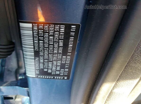 3VW5DAATXKM506442 2019 VOLKSWAGEN BEETLE Blue 