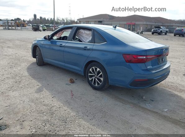 3VW5X7BU3SM088081 2025 VOLKSWAGEN JETTA Blue Задня ліва чверть