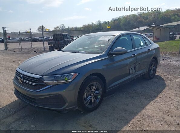 3VW7M7BU0PM012987 2023 VOLKSWAGEN JETTA Gray Vista tres cuartos delantera izquierda