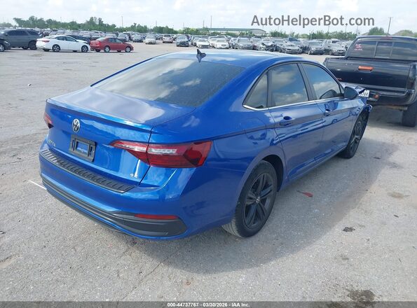 3VW7M7BU4RM003518 2024 VOLKSWAGEN JETTA Blue Հետևի աջ