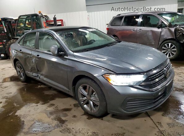 3VW7M7BUXRM097601 2024 VOLKSWAGEN JETTA Угольный Передняя правая четверть