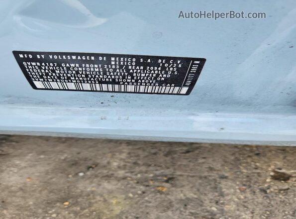 3VW7W7BU0TM012959 2026 VOLKSWAGEN JETTA Silver Widok komory silnika
