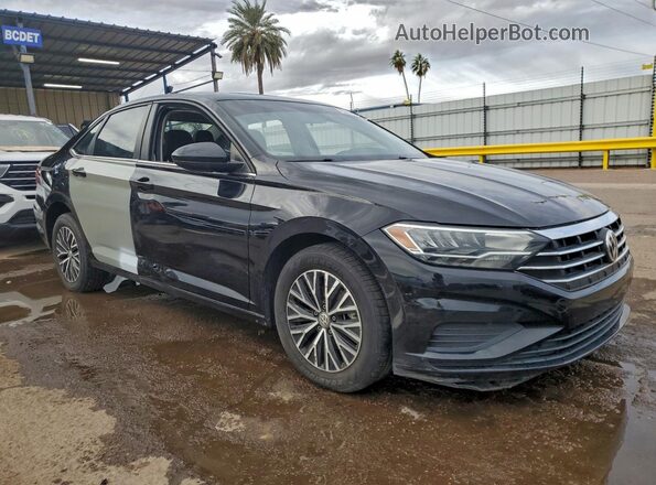 3VWC57BU0MM035225 2021 VOLKSWAGEN JETTA Черный Передняя правая четверть