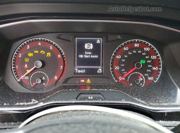 3VWC57BU2MM067884 2021 VOLKSWAGEN JETTA Black Widok zestawu wskaźników