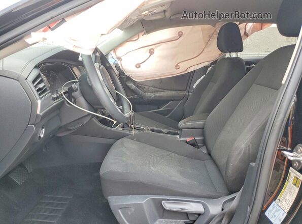3VWC57BU2MM067884 2021 VOLKSWAGEN JETTA Black Widok wnętrza z przodu