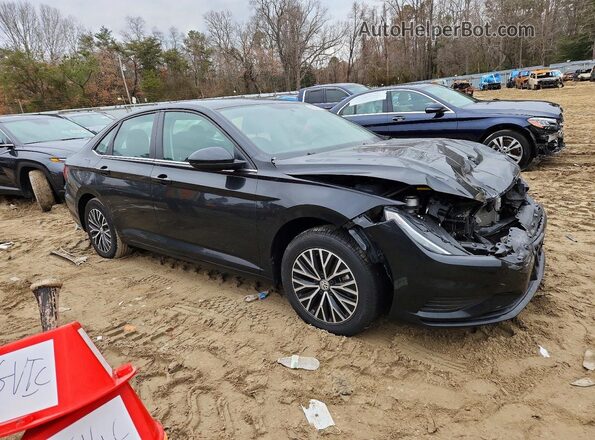 3VWC57BU5MM020719 2021 VOLKSWAGEN JETTA Черный Передняя правая четверть