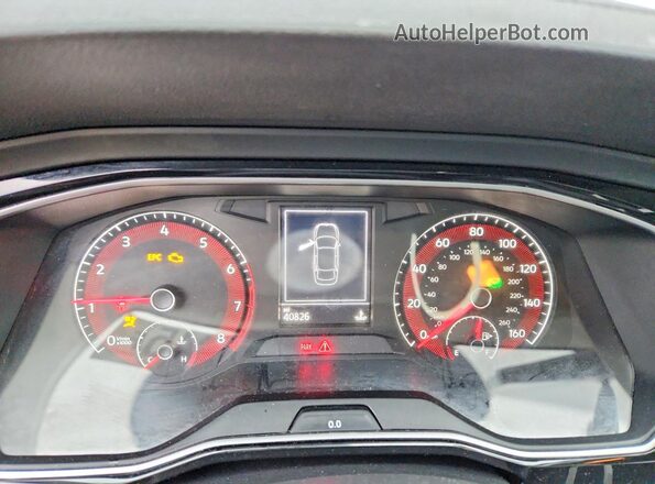 3VWC57BU5MM020719 2021 VOLKSWAGEN JETTA Черный Вид щитка приборов