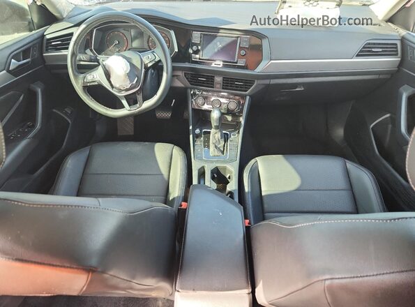 3VWC57BU6MM093758 2021 VOLKSWAGEN JETTA Black წინა პანელის ხედი