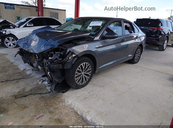 3VWC57BU7MM034041 2021 VOLKSWAGEN JETTA Серый Передняя левая четверть