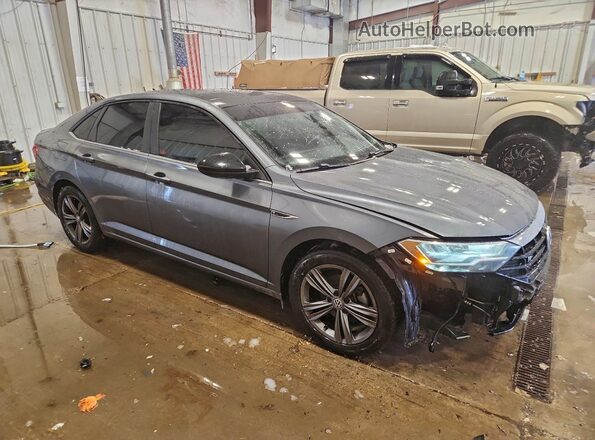 3VWC57BU7MM046996 2021 VOLKSWAGEN JETTA Серый Передняя правая четверть