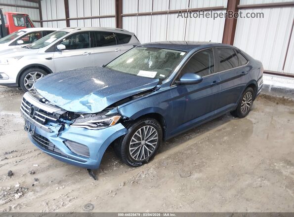 3VWC57BU7MM087015 2021 VOLKSWAGEN JETTA Blue Przód lewy