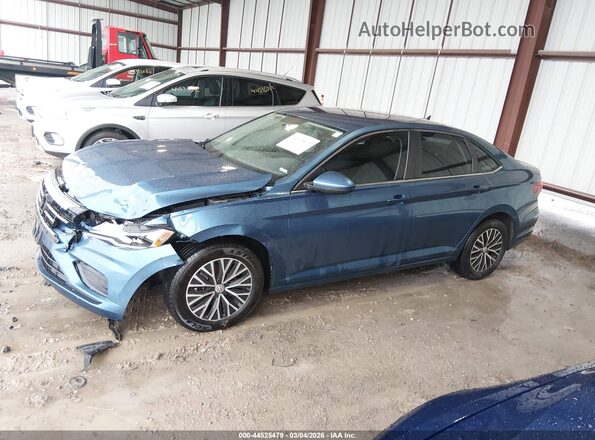 3VWC57BU7MM087015 2021 VOLKSWAGEN JETTA Blue Widok wnętrza 360 stopni