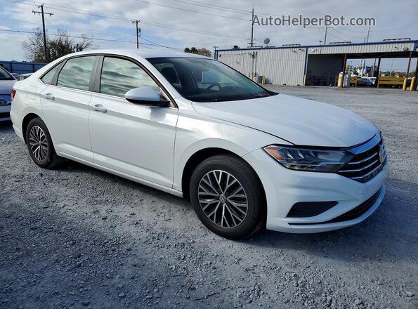 3VWC57BU7MM087466 2021 VOLKSWAGEN JETTA Белый Передняя правая четверть