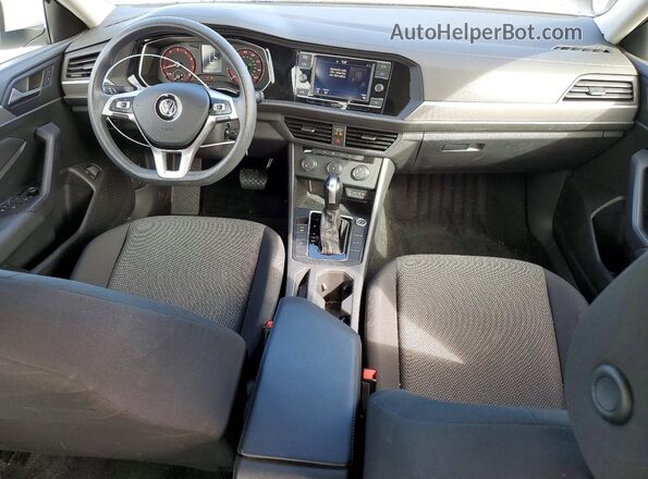 3VWC57BU7MM087466 2021 VOLKSWAGEN JETTA Белый Вид панели приборов