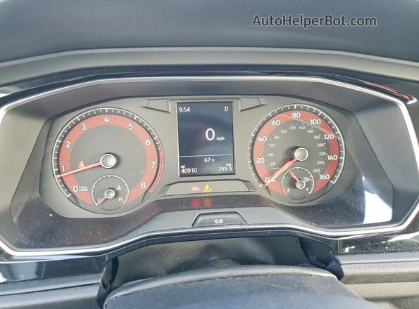 3VWC57BU7MM087466 2021 VOLKSWAGEN JETTA Белый Вид щитка приборов